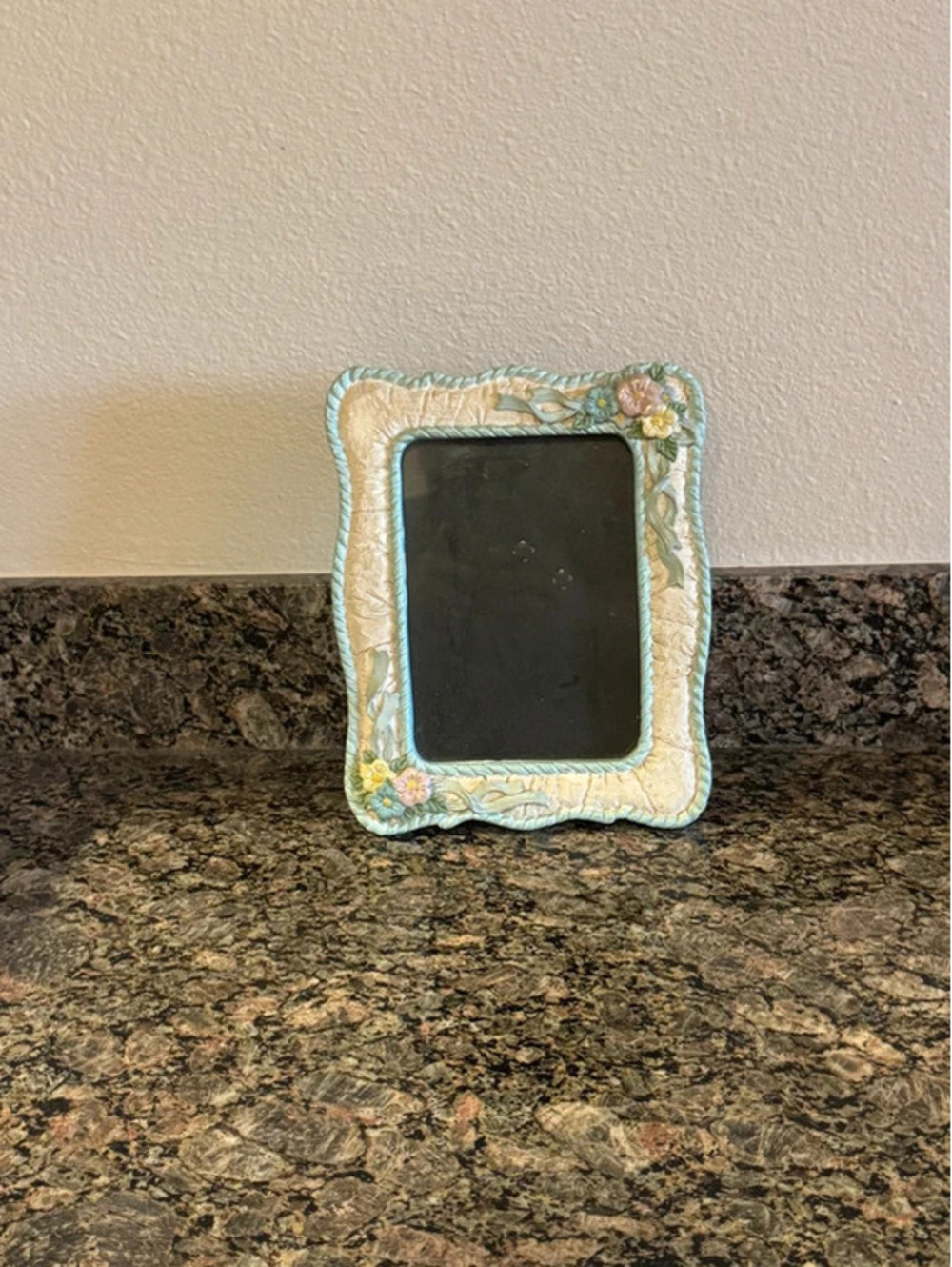 Beautiful Vintage Pastel Flower Picture Frame